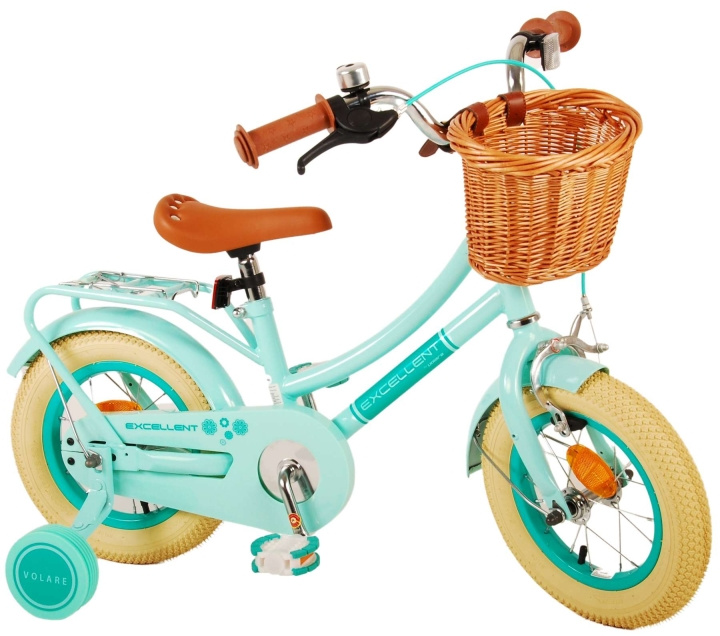 Volare Kinderfiets 12 - Excellent Groen (21187) in de groep SPEELGOED, KINDER- & BABYPRODUCTEN / Buitenspeelgoed / Fietsen & Steppen bij TP E-commerce Nordic AB (D07640)