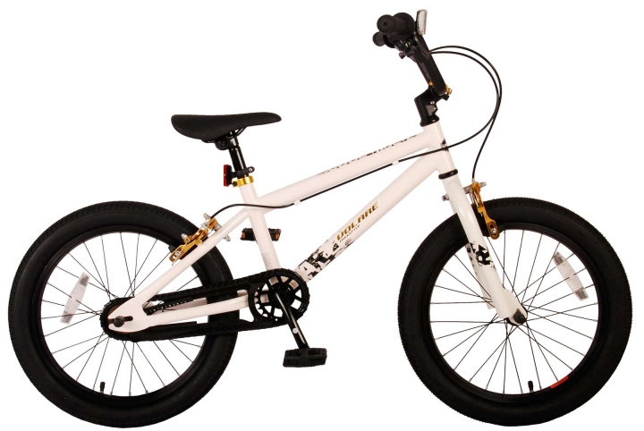 Volare Kinderfiets 18 - Cool Rider BMX Wit/Goud (21879) in de groep SPEELGOED, KINDER- & BABYPRODUCTEN / Buitenspeelgoed / Fietsen & Steppen bij TP E-commerce Nordic AB (D07641)