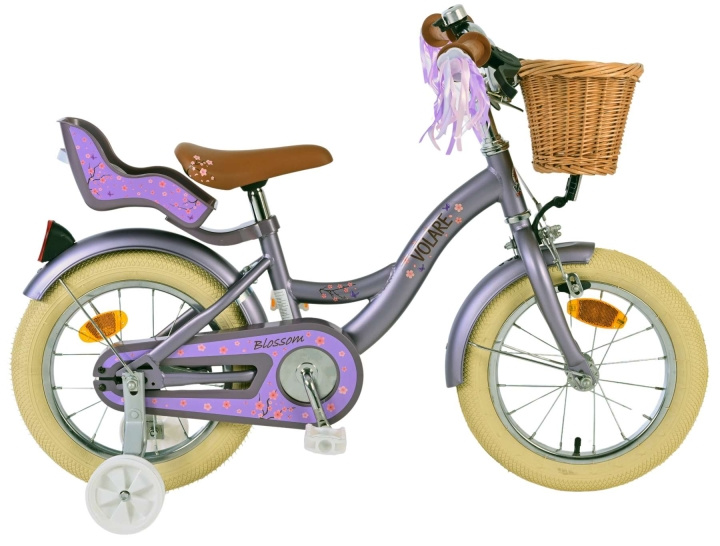 Volare Kinderfiets 14 - Blossom Paars (31442) in de groep SPEELGOED, KINDER- & BABYPRODUCTEN / Buitenspeelgoed / Fietsen & Steppen bij TP E-commerce Nordic AB (D07643)