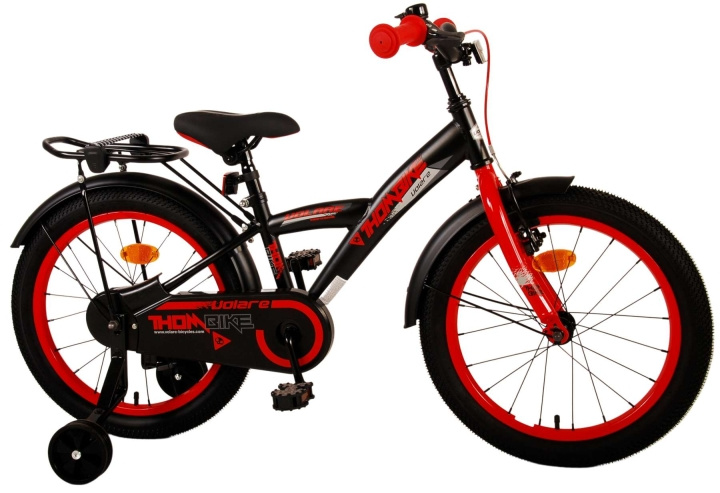 Volare Kinderfiets 18 - Thombike Zwart Rood (21792) in de groep SPEELGOED, KINDER- & BABYPRODUCTEN / Buitenspeelgoed / Fietsen & Steppen bij TP E-commerce Nordic AB (D07644)