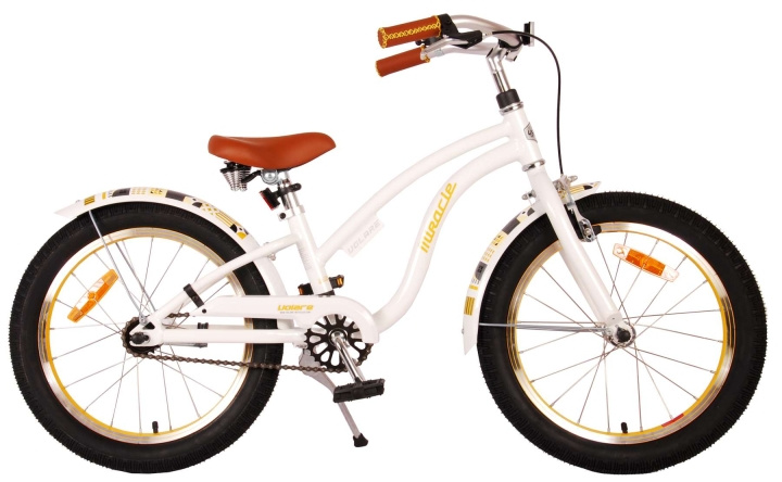 Volare Kinderfiets 18 - Miracle Cruiser Wit (21888) in de groep SPEELGOED, KINDER- & BABYPRODUCTEN / Buitenspeelgoed / Fietsen & Steppen bij TP E-commerce Nordic AB (D07646)