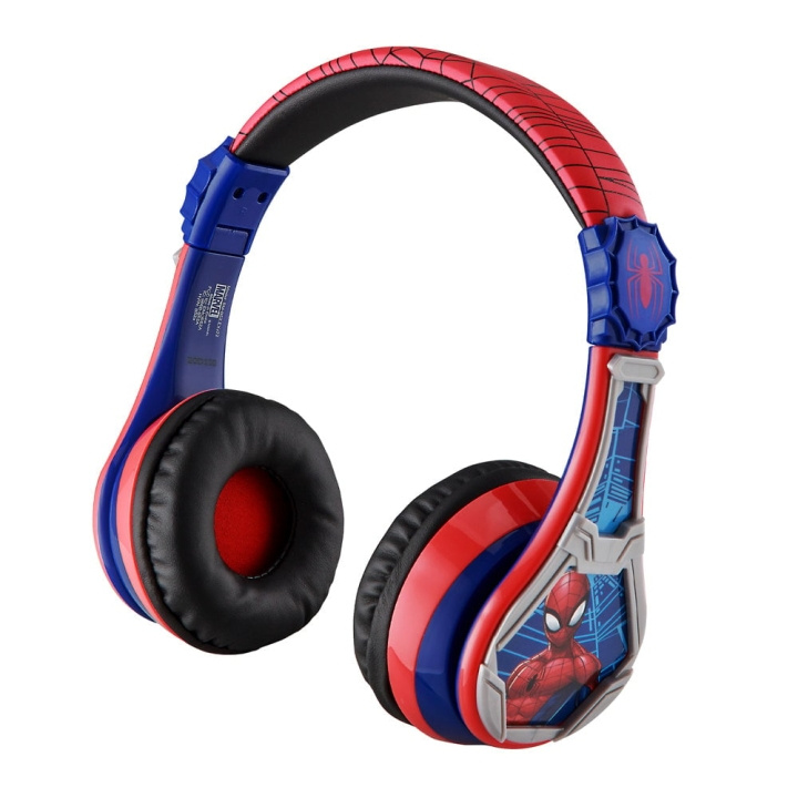 Upcoming Minds Ekids - Marvel Spiderman Bluetooth koptelefoon in de groep HOME ELECTRONICS / Audio & Beeld / Koptelefoon & Accessoires / Koptelefoon bij TP E-commerce Nordic AB (D07692)