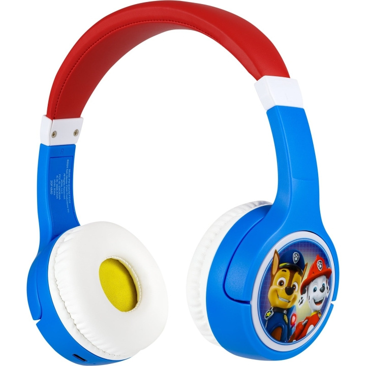 Upcoming Minds Ekids - Paw Patrol Bluetooth koptelefoon in de groep HOME ELECTRONICS / Audio & Beeld / Koptelefoon & Accessoires / Koptelefoon bij TP E-commerce Nordic AB (D07693)