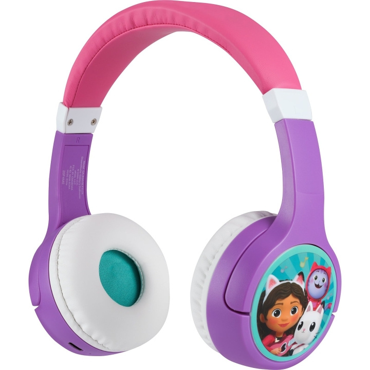 Upcoming Minds Ekids - Gabby\'s Dollhouse Draadloze Bluetooth Koptelefoon in de groep HOME ELECTRONICS / Audio & Beeld / Koptelefoon & Accessoires / Koptelefoon bij TP E-commerce Nordic AB (D07694)