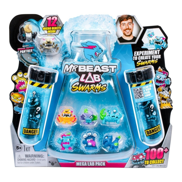 MR. BEAST LAB MrBeast Lab - Swarms Mega Lab 12 pack (20349) in de groep SPORT, VRIJE TIJD & HOBBY / Leuke dingen / Verzamelobjecten bij TP E-commerce Nordic AB (D07701)