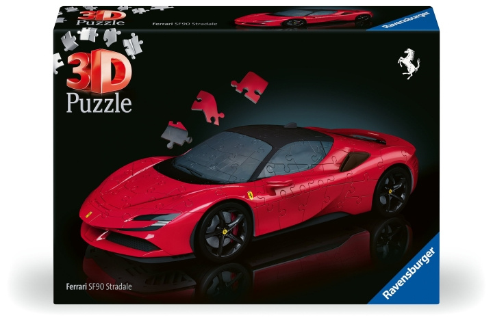 Ravensburger 3D puzzel Ferrari SF90 Stradale 108p (10311576) in de groep SPORT, VRIJE TIJD & HOBBY / Hobby / Puzzel bij TP E-commerce Nordic AB (D07707)