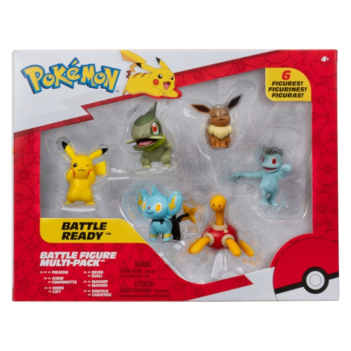 Pokémon Slagfiguur 6 Pk (PKW3614) in de groep SPEELGOED, KINDER- & BABYPRODUCTEN / Speelgoed / Figuren, Miniaturen & accessoires bij TP E-commerce Nordic AB (D07728)