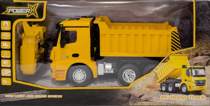 Power X RC Dump Truck (20342) in de groep SPEELGOED, KINDER- & BABYPRODUCTEN / Speelgoed / Speelgoedauto\'s bij TP E-commerce Nordic AB (D07730)