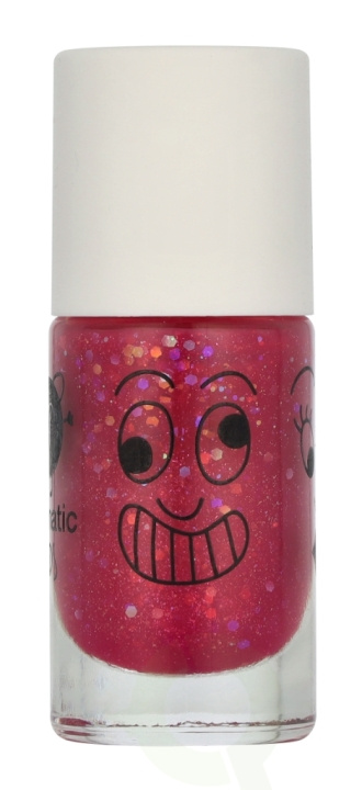 Nailmatic Kids Nail Polish 8 ml Clear Raspberry Glitter in de groep BEAUTY & HEALTH / Manicure/pedicure / Nagellak bij TP E-commerce Nordic AB (D07829)