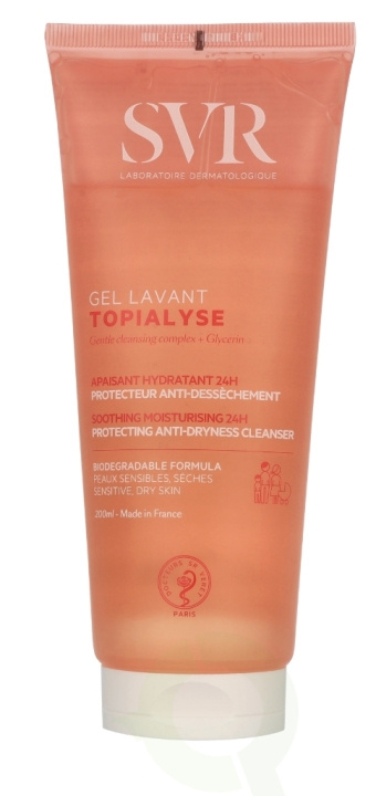 Svr Laboratories SVR Topialyse Cleansing Gel 200 ml in de groep BEAUTY & HEALTH / Huidsverzorging / Gezicht / Schoonmaak bij TP E-commerce Nordic AB (D07841)