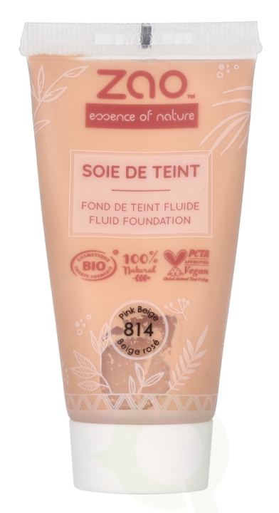 Zao Soie De Teint Fluid Foundation 30 ml #814 Beige Rose in de groep BEAUTY & HEALTH / Makeup / Make-up gezicht / Foundation bij TP E-commerce Nordic AB (D07847)