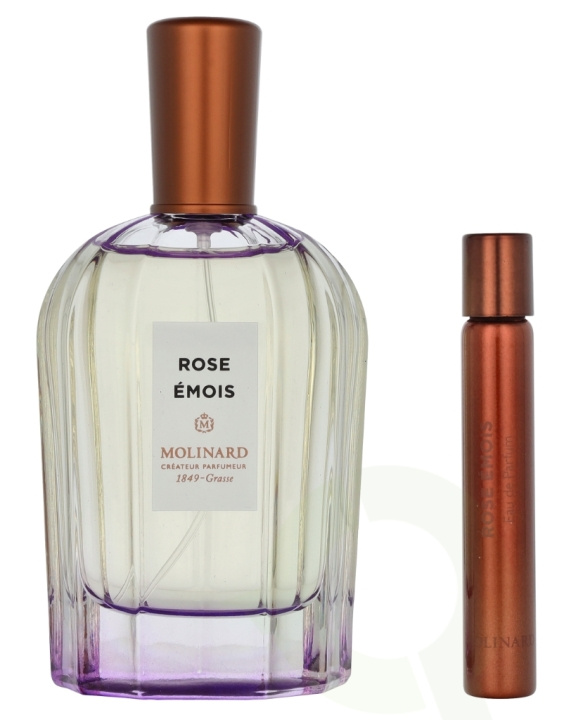 Molinard La Collection Privee Rose Emois Giftset 97.5 ml Edp Spray 90ml/Edp Spray 7,5ml in de groep BEAUTY & HEALTH / Geuren & Parfum / Parfum / Parfum voor haar bij TP E-commerce Nordic AB (D07851)