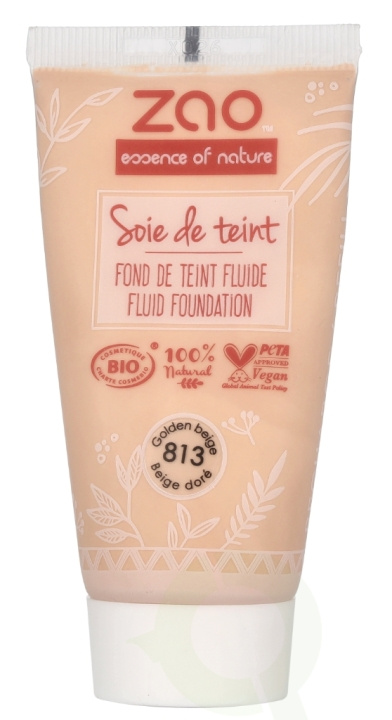 Zao Soie De Teint Fluid Foundation 30 ml #813 Beige Dore in de groep BEAUTY & HEALTH / Makeup / Make-up gezicht / Foundation bij TP E-commerce Nordic AB (D07934)