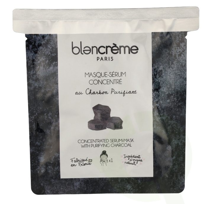 Blancreme Concentrated Serum-Mask 1 piece With Purifying Charcoal in de groep BEAUTY & HEALTH / Huidsverzorging / Gezicht / Maskers bij TP E-commerce Nordic AB (D07960)