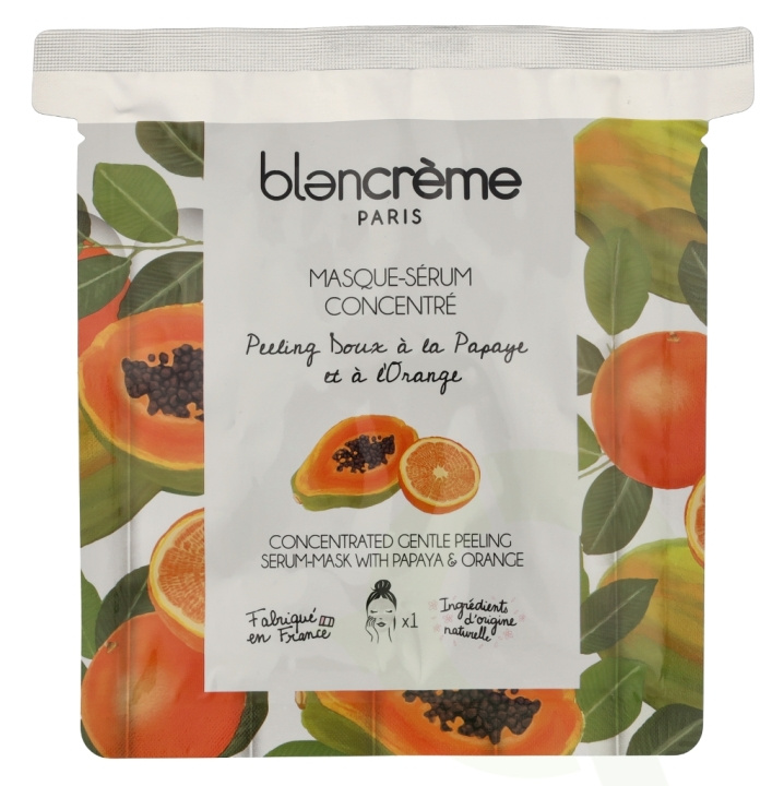 Blancreme Concentrated Serum-Mask 1 piece With Peeling Papaya & Orange in de groep BEAUTY & HEALTH / Huidsverzorging / Gezicht / Maskers bij TP E-commerce Nordic AB (D07962)