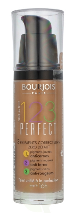 Bourjois 123 Perfect Flawless Complexion 16Hrs 30 ml #57 Light Bronze in de groep BEAUTY & HEALTH / Makeup / Make-up gezicht / Foundation bij TP E-commerce Nordic AB (D07976)