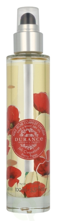 Durance Hair & Body Dry Oil 100 ml Pretty Poppy in de groep BEAUTY & HEALTH / Haar & Styling / Haarverzorging / Haarolie bij TP E-commerce Nordic AB (D07992)