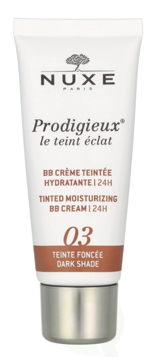 Nuxe Prodigieux Teint Eclat BB Cream 30 ml Foncee in de groep BEAUTY & HEALTH / Makeup / Make-up gezicht / CC/BB-crème bij TP E-commerce Nordic AB (D08060)