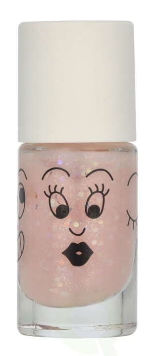 Nailmatic Kids Nail Polish 8 ml Clear Pink Glitter in de groep BEAUTY & HEALTH / Manicure/pedicure / Nagellak bij TP E-commerce Nordic AB (D08074)