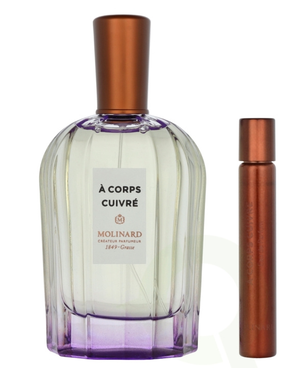 Molinard La Collection Privee A Corps Cuivre Giftset 97.5 ml Edp Spray 90ml/Edp Spray 7,5ml in de groep BEAUTY & HEALTH / Geuren & Parfum / Parfum / Parfum voor haar bij TP E-commerce Nordic AB (D08147)