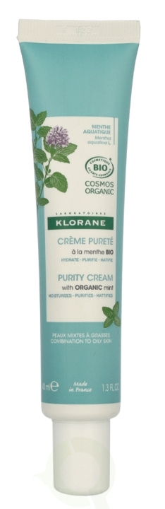 Klorane Purity Cream - Mint 40 ml in de groep BEAUTY & HEALTH / Huidsverzorging / Gezicht / Behandeling ter plaatse bij TP E-commerce Nordic AB (D08155)