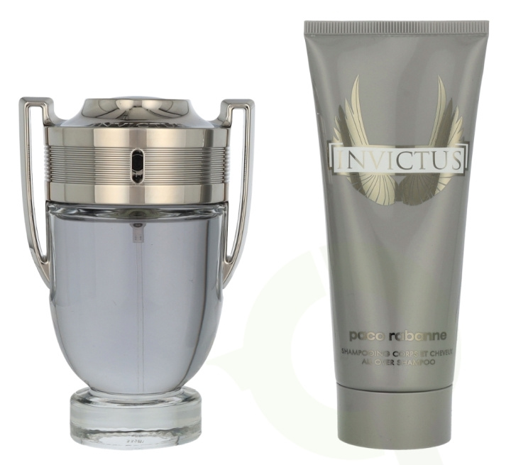 Paco Rabanne Invictus Giftset 200 ml Edt Spray 100ml/Shower Gel 100ml in de groep BEAUTY & HEALTH / Cadeausets / Cadeausets voor hem bij TP E-commerce Nordic AB (D08173)