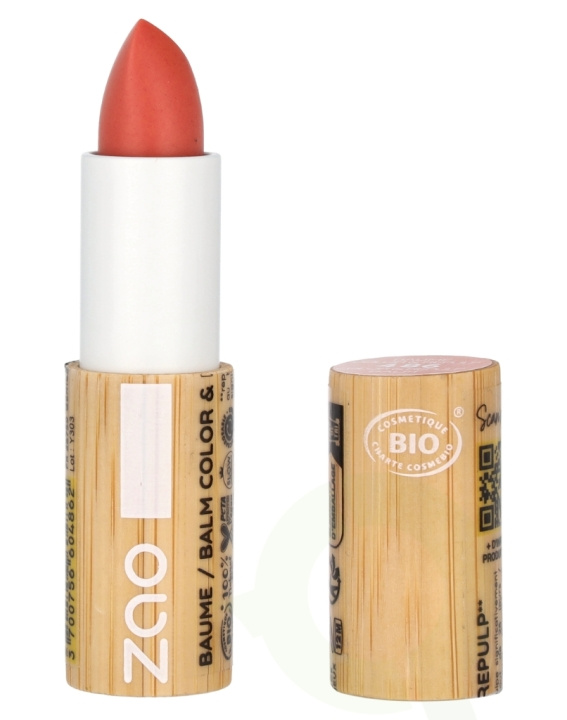 Zao Color & Repulp Lip Balm 3.5 g #486 Orange Nude in de groep BEAUTY & HEALTH / Makeup / Lippen / Lippenbalsem bij TP E-commerce Nordic AB (D08181)