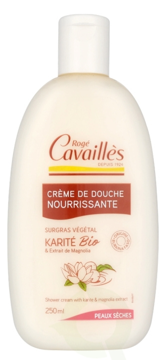 Roge Cavailles Nourishing Shea Butter & Magnolia Shower Cr. 250 ml in de groep BEAUTY & HEALTH / Huidsverzorging / Lichaamsverzorging / Bad- en douchegels bij TP E-commerce Nordic AB (D08216)