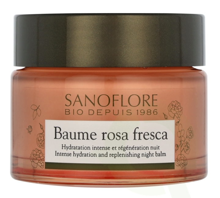 Sanoflore Sanaflore Baume Rosa Fresca Night Balm 50 ml in de groep BEAUTY & HEALTH / Huidsverzorging / Gezicht / Nachtcrème bij TP E-commerce Nordic AB (D08223)