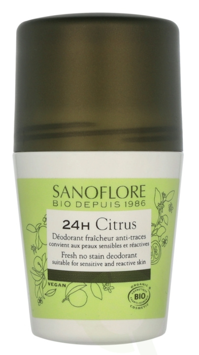 Sanoflore 24H Citrus Deodorant 50 ml in de groep BEAUTY & HEALTH / Geuren & Parfum / Deodorant / Deodorant voor mannen bij TP E-commerce Nordic AB (D08226)