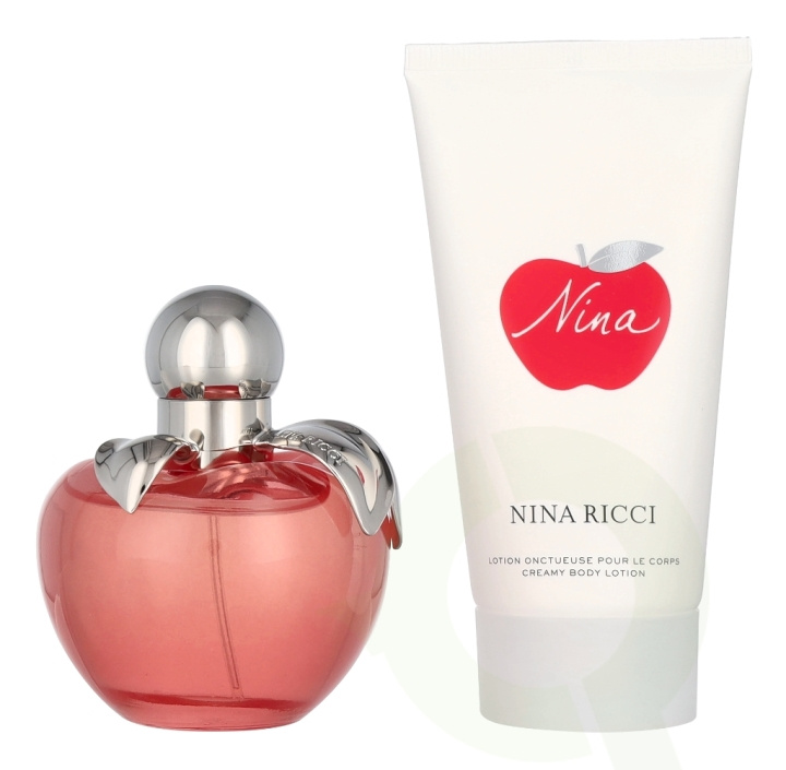 Nina Ricci Nina Giftset 125 ml Edt Spray 50ml/Body Lotion 75ml in de groep BEAUTY & HEALTH / Cadeausets / Cadeausets voor haar bij TP E-commerce Nordic AB (D08261)