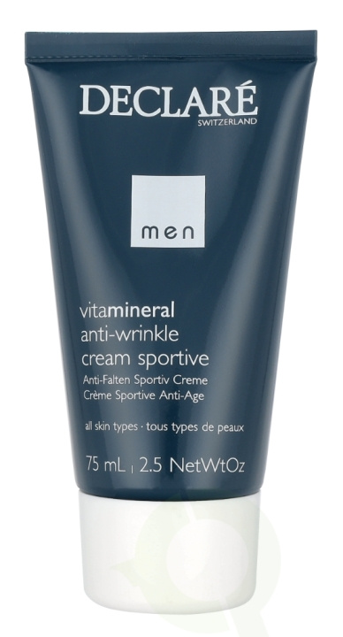 Declare Men Vita Mineral Anti-Wrinkle Cream Sportive 75 ml in de groep BEAUTY & HEALTH / Huidsverzorging / Gezicht / Gezichtscrèmes bij TP E-commerce Nordic AB (D08330)