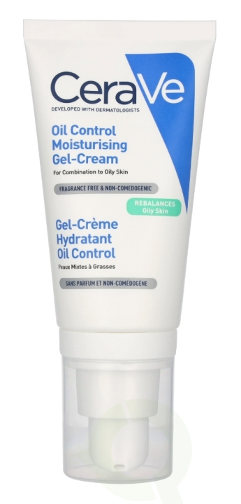 Cerave Oil Control Moisturizing Gel Cream 52 ml in de groep BEAUTY & HEALTH / Huidsverzorging / Gezicht / Dagcrème bij TP E-commerce Nordic AB (D08389)