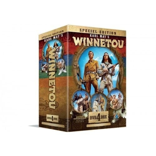 Winnetou Collection (4-disc) - DVD - Karl Mays Classics in de groep HOME ELECTRONICS / Audio & Beeld / TV & Accessoires / Films / DVD bij TP E-commerce Nordic AB (D08431)