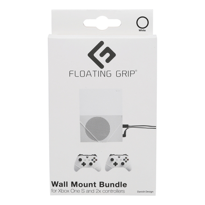 FLOATING GRIP xbox One S en Controller Muurbevestigingen - Bundel (Wit) in de groep HOME ELECTRONICS / Spelconsoles en accessoires / Xbox One / Accessoires bij TP E-commerce Nordic AB (D08456)