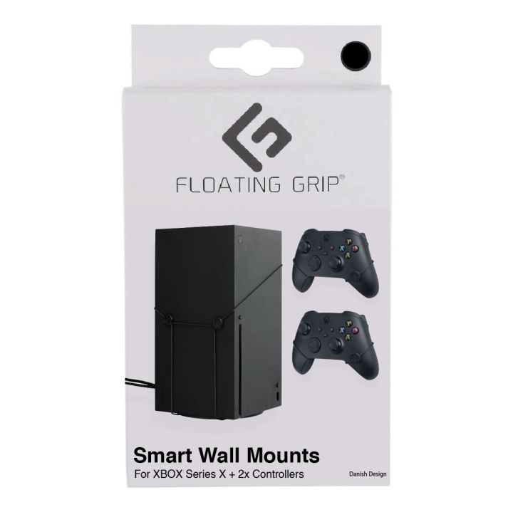 FLOATING GRIP Xbox serie X muurbeugel Bundel Zwart in de groep HOME ELECTRONICS / Spelconsoles en accessoires / Xbox Series X / Accessoires bij TP E-commerce Nordic AB (D08466)