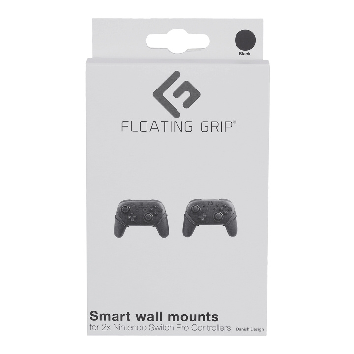 FLOATING GRIP Nintendo Switch Pro Controller muurbeugel van FLOATING GRIP®, Zwart in de groep HOME ELECTRONICS / Spelconsoles en accessoires / Nintendo Switch bij TP E-commerce Nordic AB (D08471)