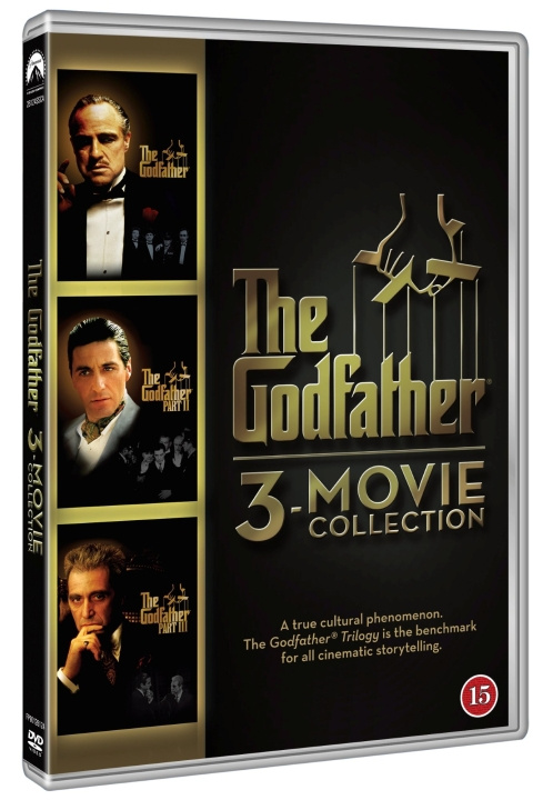 The Godfather 1-3 - Movie Collection (3 disc) - DVD in de groep HOME ELECTRONICS / Audio & Beeld / TV & Accessoires / Films / DVD bij TP E-commerce Nordic AB (D08551)