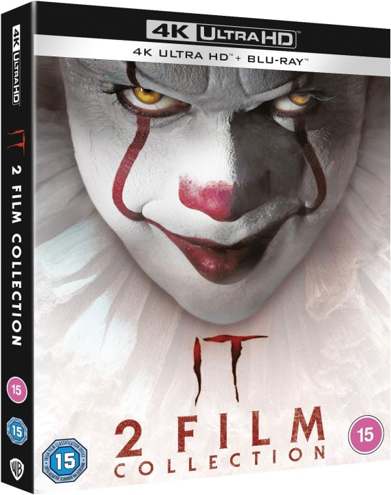 IT Chapter 1 / IT Chapter 2 4K Ultra HD + Blu-Ray in de groep HOME ELECTRONICS / Audio & Beeld / TV & Accessoires / Films / Blu-ray bij TP E-commerce Nordic AB (D08555)