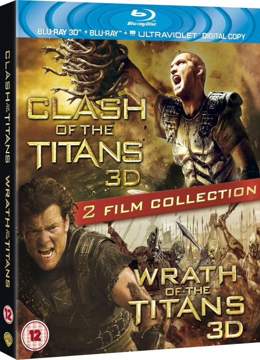 Clash Of The Titans (2010) 3D+2D / Wrath Of The Titans 3D+2D Blu-Ray in de groep HOME ELECTRONICS / Audio & Beeld / TV & Accessoires / Films / Blu-ray bij TP E-commerce Nordic AB (D08605)