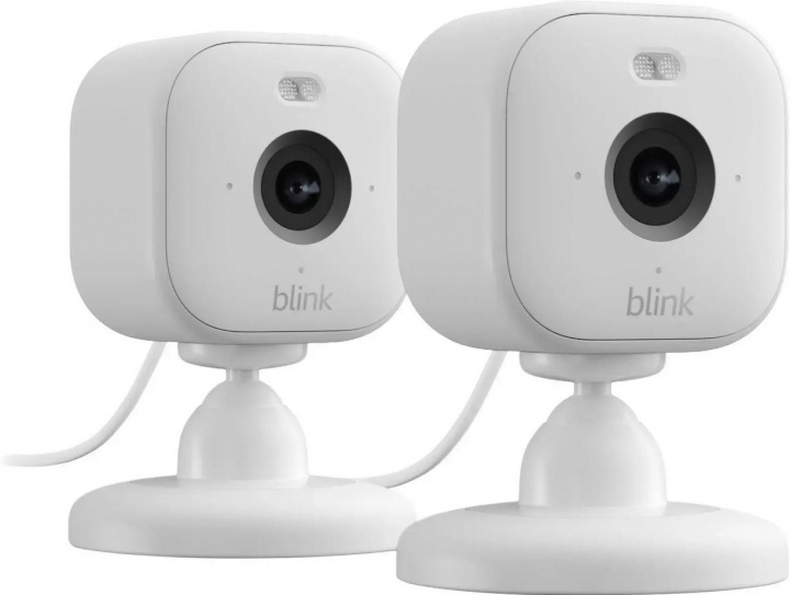 Blink Mini 2 Slimme Binnenhuis Beveiligingscamera 2st set Wit in de groep HUISHOUDEN & TUIN / Alarm & Beveiliging / Beveiligingscamera\'s / Digitaal (netwerk) / Binnencamera\'s bij TP E-commerce Nordic AB (D08616)