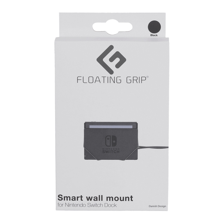 FLOATING GRIP Nintendo Switch dock muurbeugel van FLOATING GRIP®, Zwart in de groep HOME ELECTRONICS / Spelconsoles en accessoires / Nintendo Switch bij TP E-commerce Nordic AB (D08622)