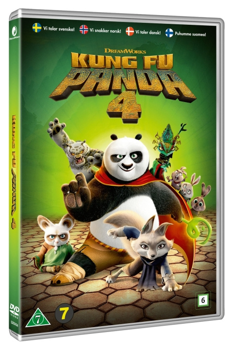 Kung Fu Panda 4 in de groep HOME ELECTRONICS / Audio & Beeld / TV & Accessoires / Films / DVD bij TP E-commerce Nordic AB (D08686)