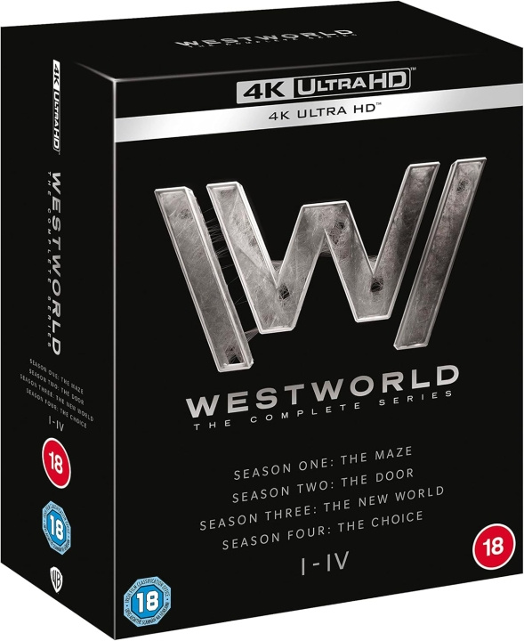 Westworld Series 1 to 4 Complete Collection 4K Ultra HD in de groep HOME ELECTRONICS / Audio & Beeld / TV & Accessoires / Films / Blu-ray bij TP E-commerce Nordic AB (D08688)