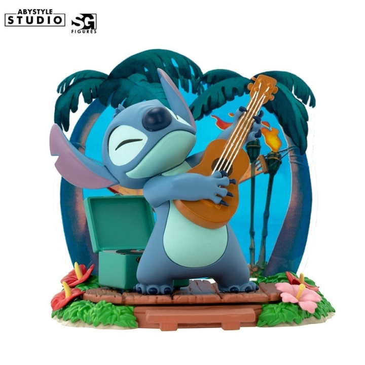 Abysse DISNEY - Beeldje Stitch Gitaar in de groep SPEELGOED, KINDER- & BABYPRODUCTEN / Speelgoed / Figuren, Miniaturen & accessoires bij TP E-commerce Nordic AB (D08718)