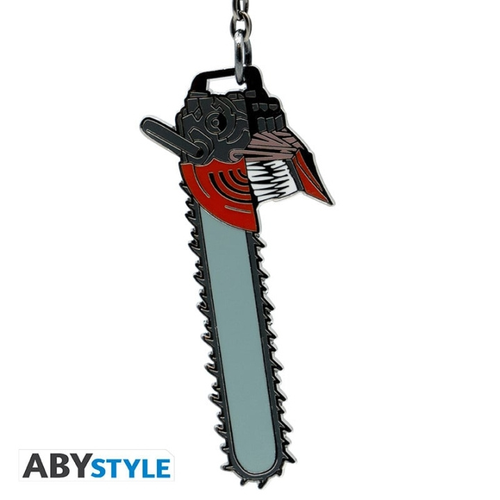 Abysse CHAINSAW MAN - Kettingzaag Man Hoofd Sleutelhangers x4 in de groep SPORT, VRIJE TIJD & HOBBY / Leuke dingen / Verzamelobjecten bij TP E-commerce Nordic AB (D08724)