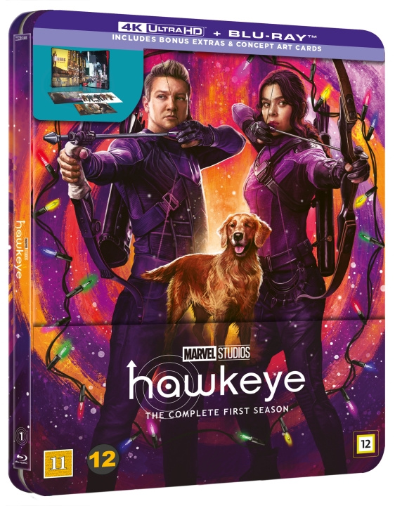 Hawkeye Season 1 - 4K Ultra HD+Blu-Ray - Limited Edition Steelbook in de groep HOME ELECTRONICS / Audio & Beeld / TV & Accessoires / Films / Blu-ray bij TP E-commerce Nordic AB (D08734)