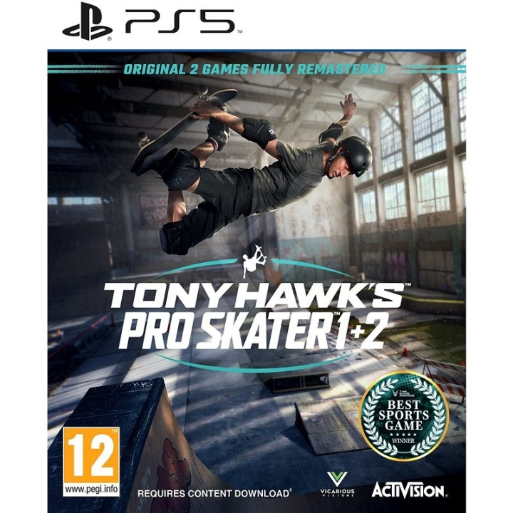 Tony Hawk\'s Pro Skater 1+2 (PS5) in de groep HOME ELECTRONICS / Spelconsoles en accessoires / Sony PlayStation 5 / Spel bij TP E-commerce Nordic AB (D08810)