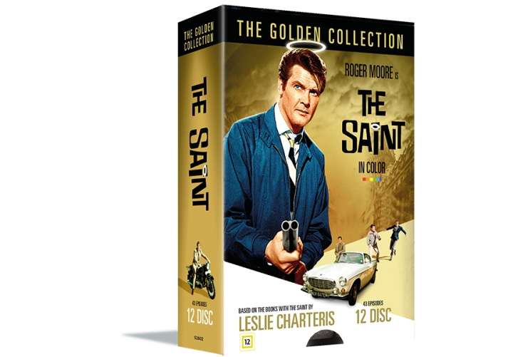 The Saint in Color: The Golden Collection Box 12 Disc - Helgenen 12 disk in de groep HOME ELECTRONICS / Audio & Beeld / TV & Accessoires / Films / DVD bij TP E-commerce Nordic AB (D08862)