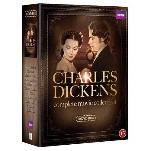 Charles Dickens - Complete Movie Collection - 20 DVD box set in de groep HOME ELECTRONICS / Audio & Beeld / TV & Accessoires / Films / DVD bij TP E-commerce Nordic AB (D08870)